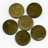 Монеты СССР 2 копейки 1949-1957 г. 6 шт. 1949-1957г