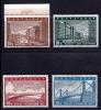 Почтовые марки. СССР. 1939г. Реконструкция Москвы. №653, №654, №656, №657. 1939г