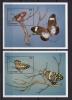 Почтовые марки. Лесото, 1997 г. Бабочки. Бл. 123-124 1997г