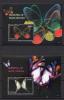 Почтовые марки. Гайана, 2007 г. Бабочки. Бл. 813-814. 2007г