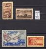 Почтовые марки. СССР, 1949 г. Авиапочта. №1456, 1457 (тип II), 1459, 1461. 1949г