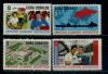 Почтовые марки. Куба 1966 г. № 1222-1225. Кубино-советская дружба. 1966г